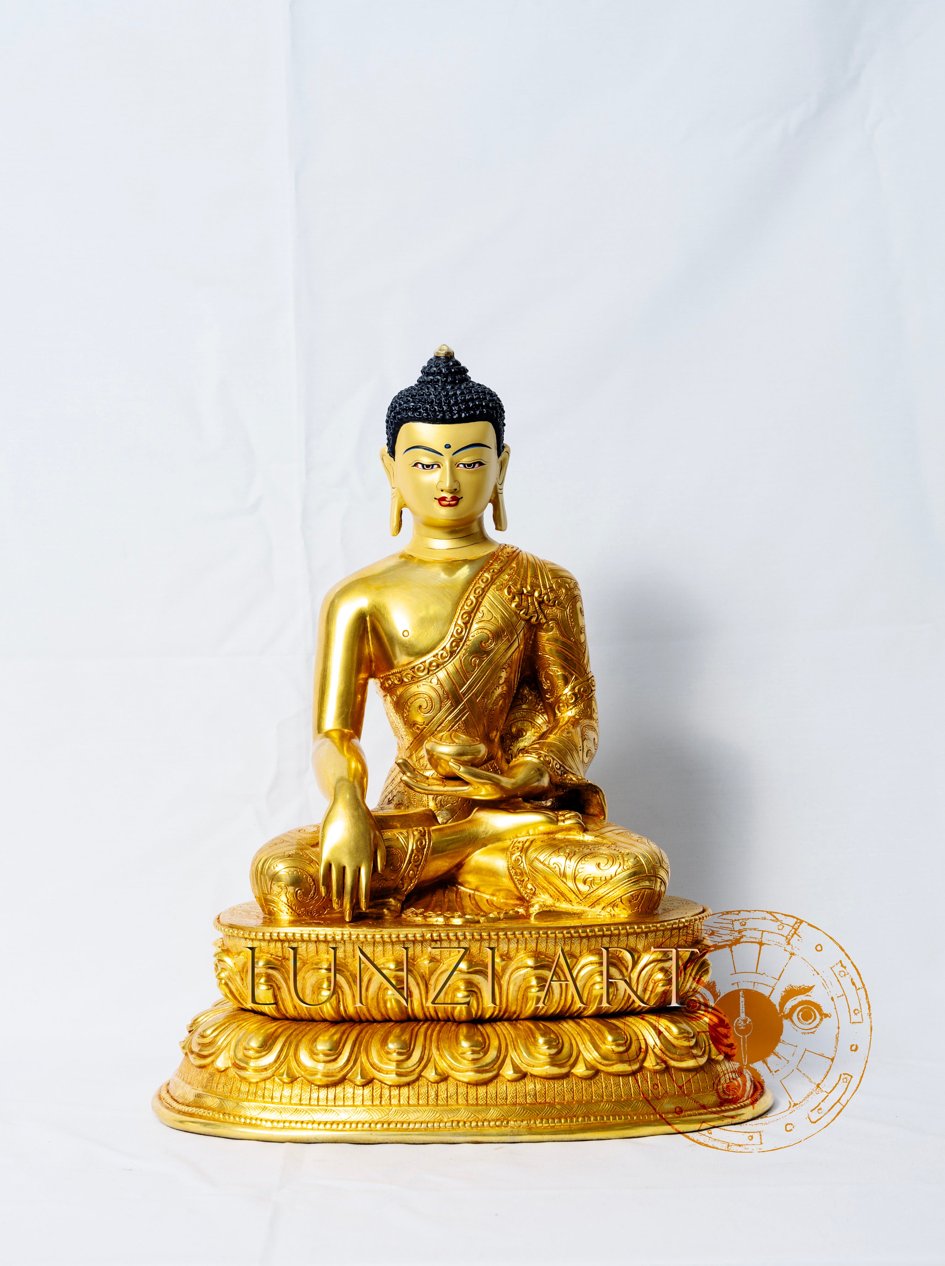 ブッダ像ー金張り  Buddha StatueーGold Ｐlated ブッダ像ー金張り Buddha StatueーGold Plated 【公式通販】