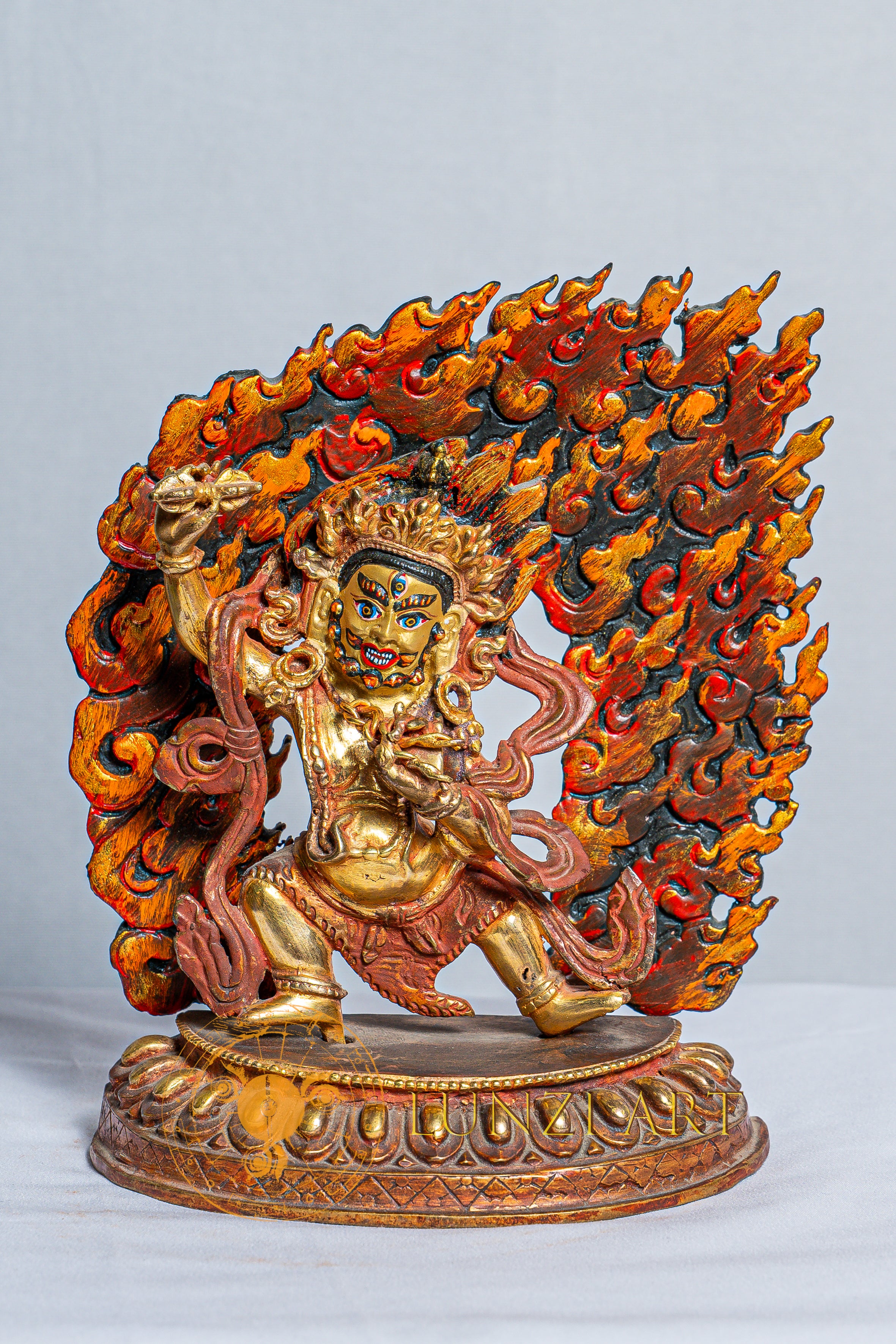 金刚手菩萨像| 铜镀汞金– LunziArt-Nepal Buddha statues, thangkas