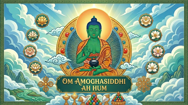 Amoghasiddhi Buddha: The Green Buddha of Fearlessness and Accomplishment