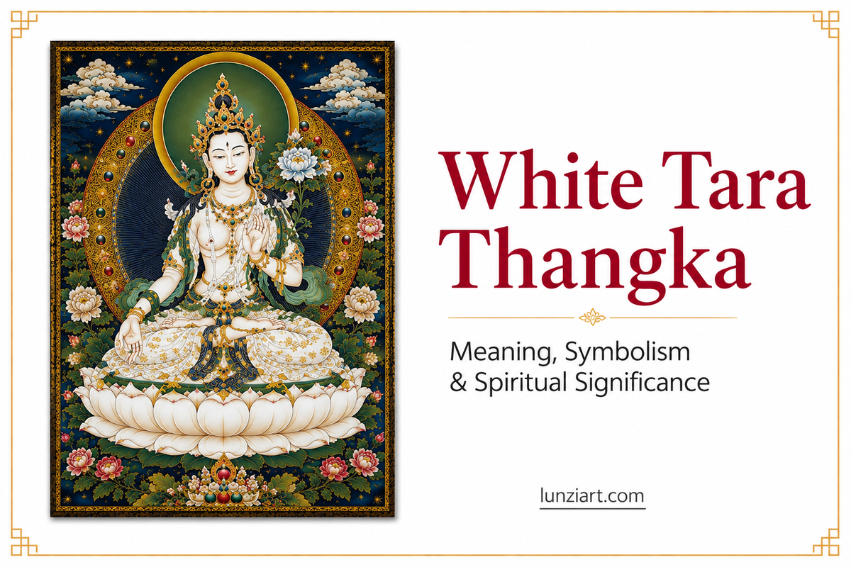 White-Tara-Thangka-Painting