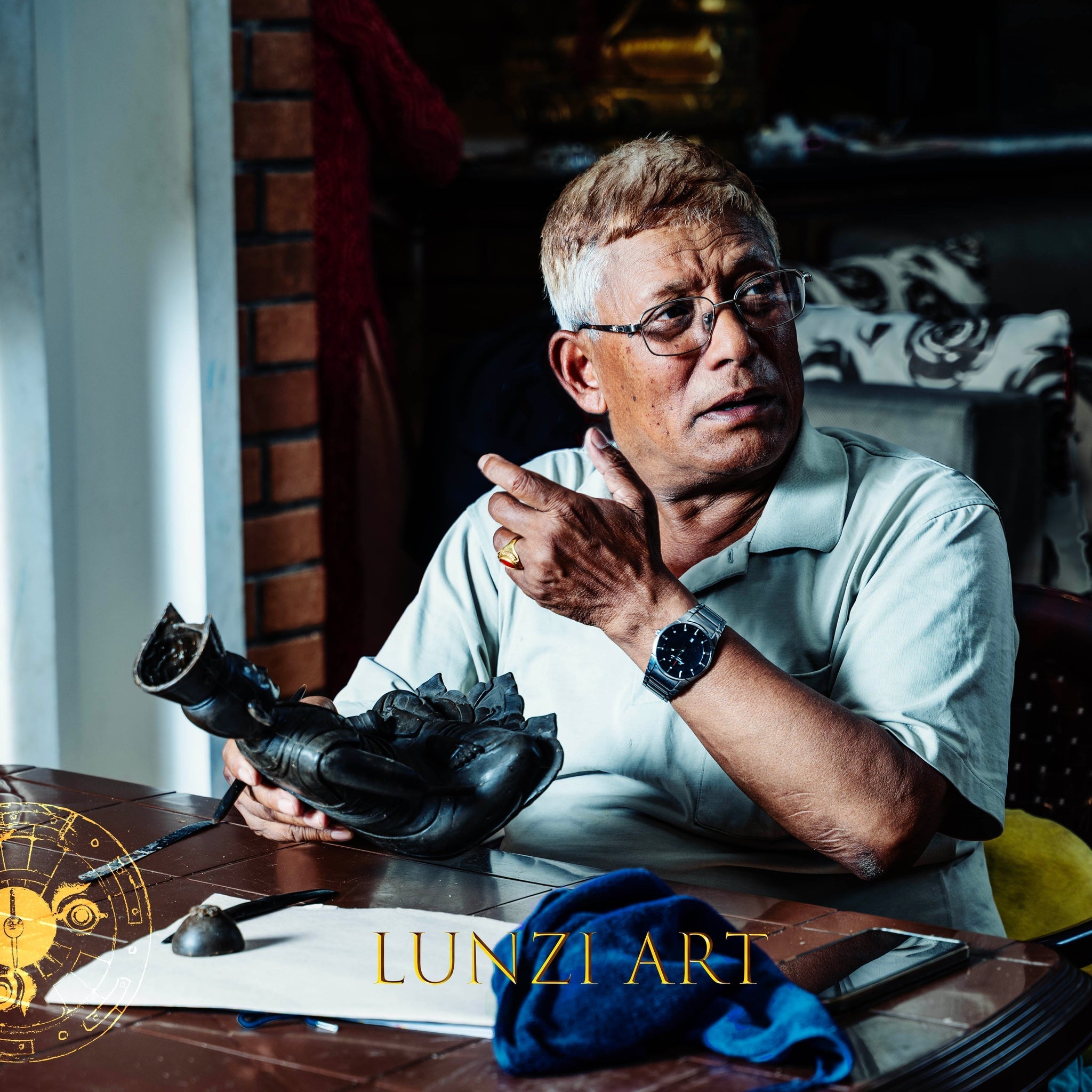 A Nepali Legendary Sculptor : Santa Kumar Shakya