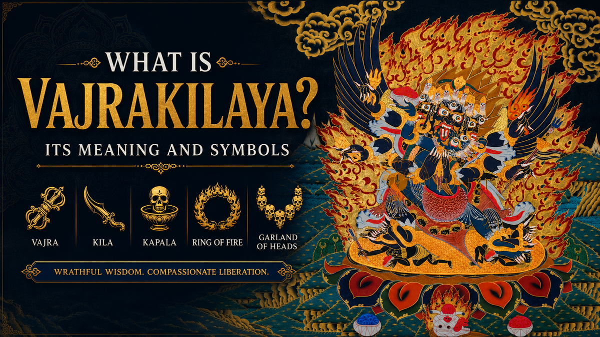 What is Vajrakilaya? Meaning, Symbols, and Why to Hang this Thangka