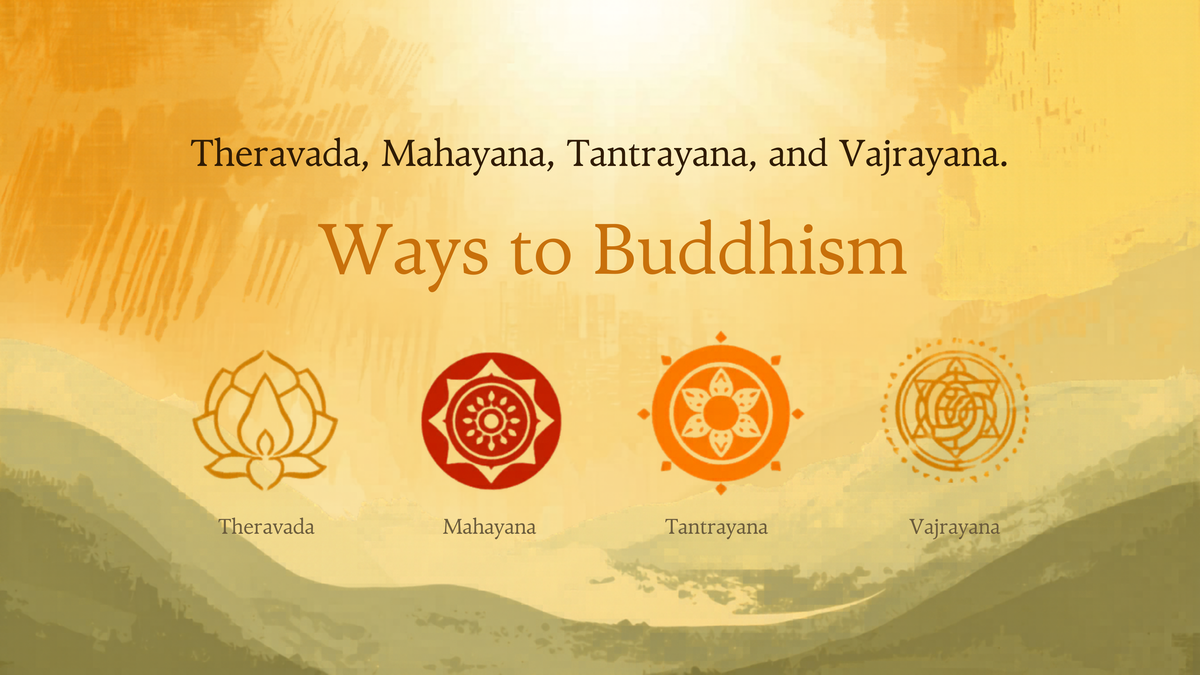 Theravada, Mahayana, Tantrayana, Vajrayana: Guide to Buddhism