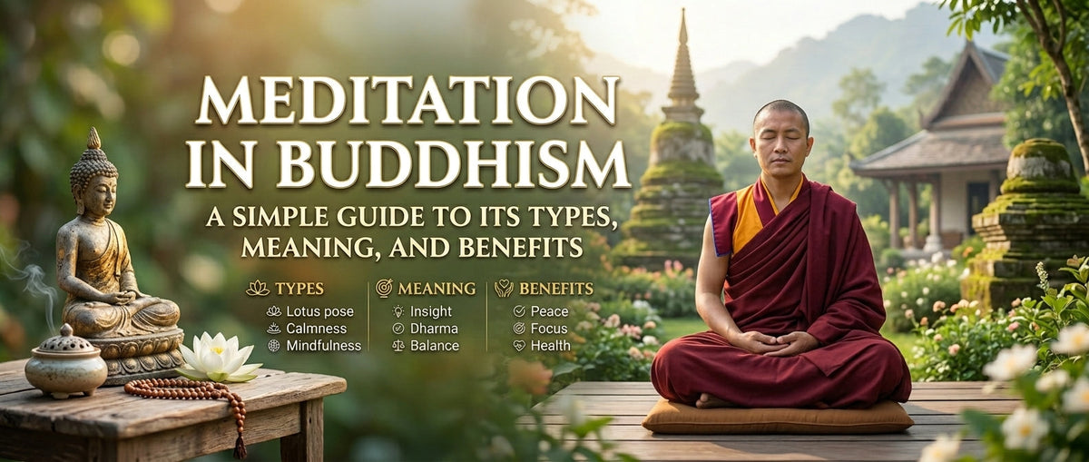 Meditation in Buddhism: A Simple Guide to Its Types, Meaning, and Benefits
