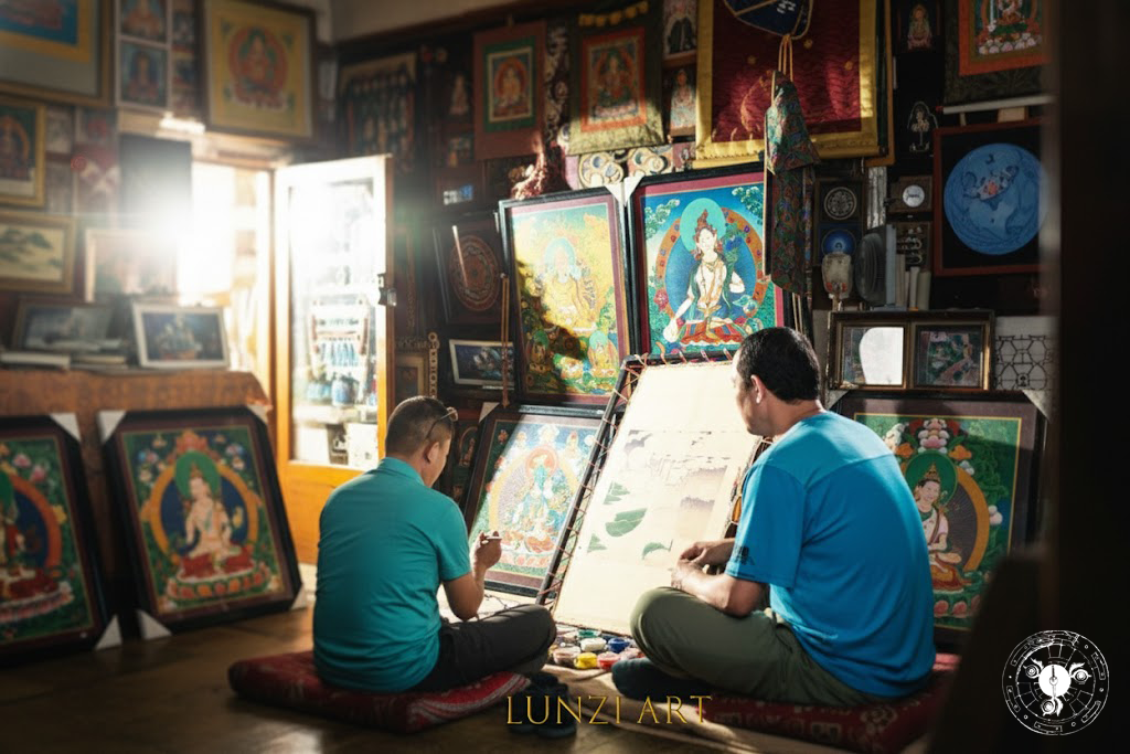 Spiritual Strokes: The Lama Family’s Thangka Legacy