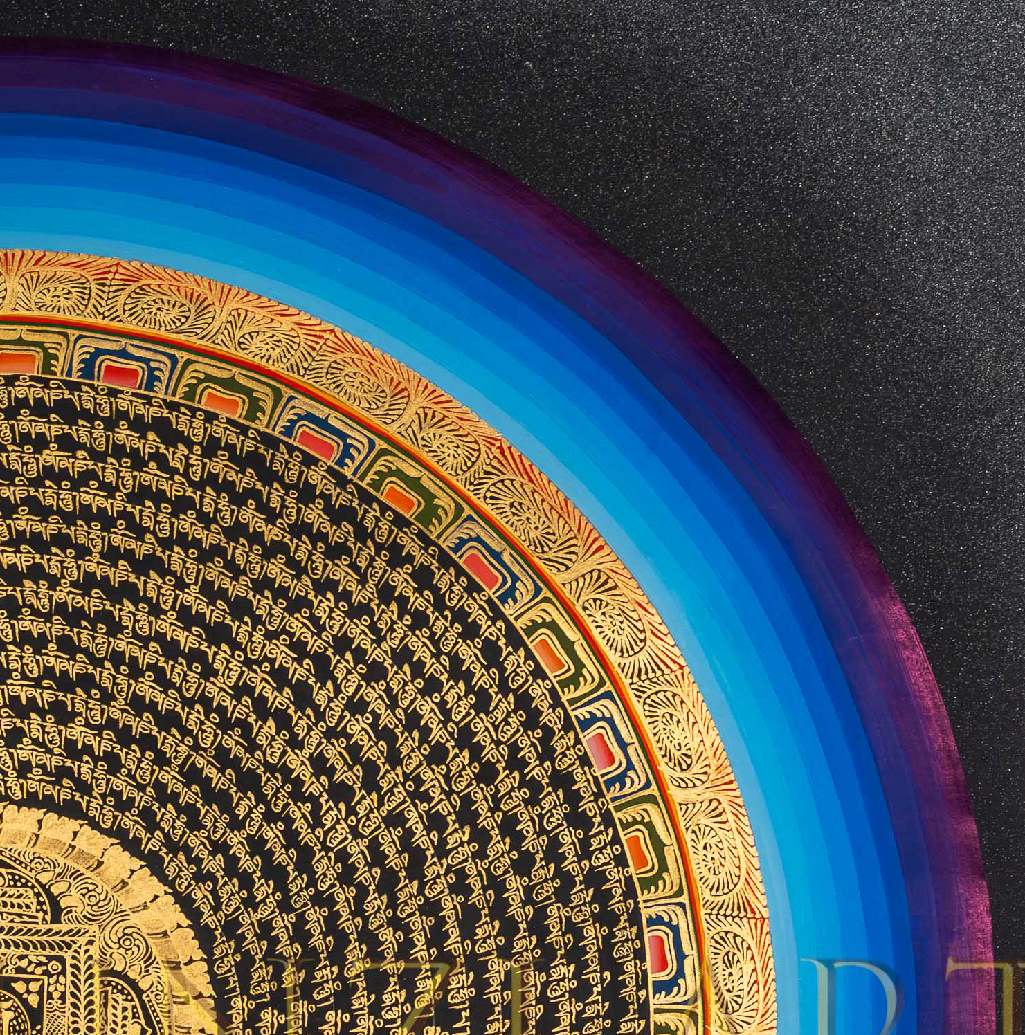 The Celestial Mantra Mandala Thangka: A Portal of Infinite Compassion - T-PS-SS-BB-RMM-98