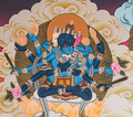 Yamantaka Thangka: The Wrathful Conqueror of Death - T-PS-SS-BB-YS-102
