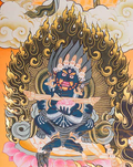 Yamantaka Thangka: The Wrathful Conqueror of Death - T-PS-SS-BB-YS-102