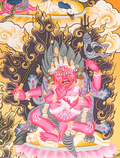 Yamantaka Thangka: The Wrathful Conqueror of Death - T-PS-SS-BB-YS-102
