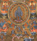The Sacred Mandala Thangka: A Geometric Portal to Cosmic Harmony - T-PS-SS-GB-TM-103