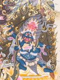 Yamantaka Thangka: The Wrathful Conqueror of Death - T-PS-SS-BB-YS-102