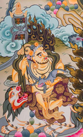 Yamantaka Thangka: The Wrathful Conqueror of Death - T-PS-SS-BB-YS-102