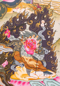 Yamantaka Thangka: The Wrathful Conqueror of Death - T-PS-SS-BB-YS-102