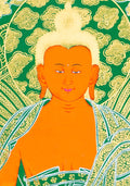Hand-Painted Shakyamuni Buddha Thangka for Enlightenment & Serenity - T-S-BT-RB-SB-0037