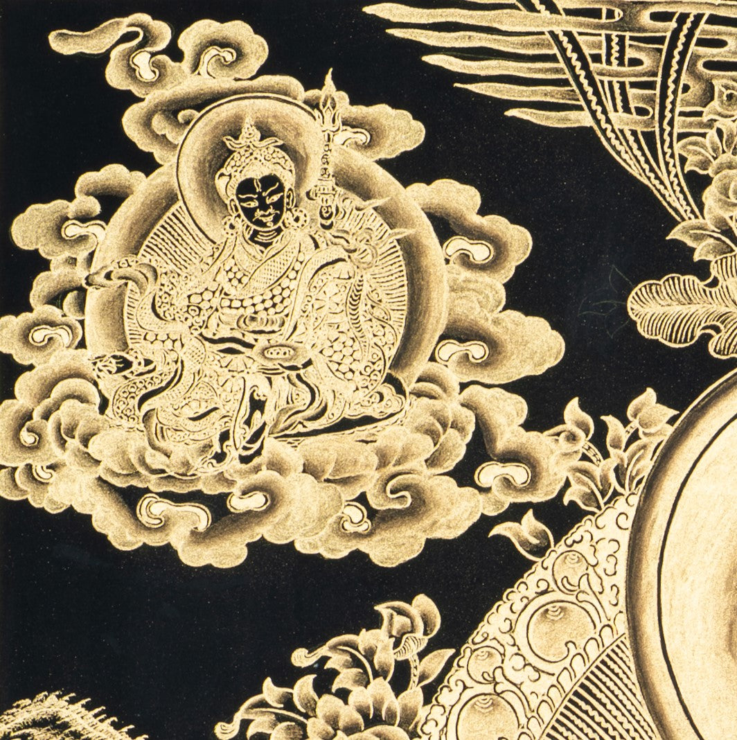 Hand-Painted White Tara Thangka - T-S-BT-BB-WT-0005