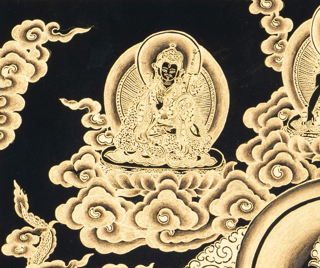 Handpainted Green Tara Thangka - T-S-BT-BB-GT-0002