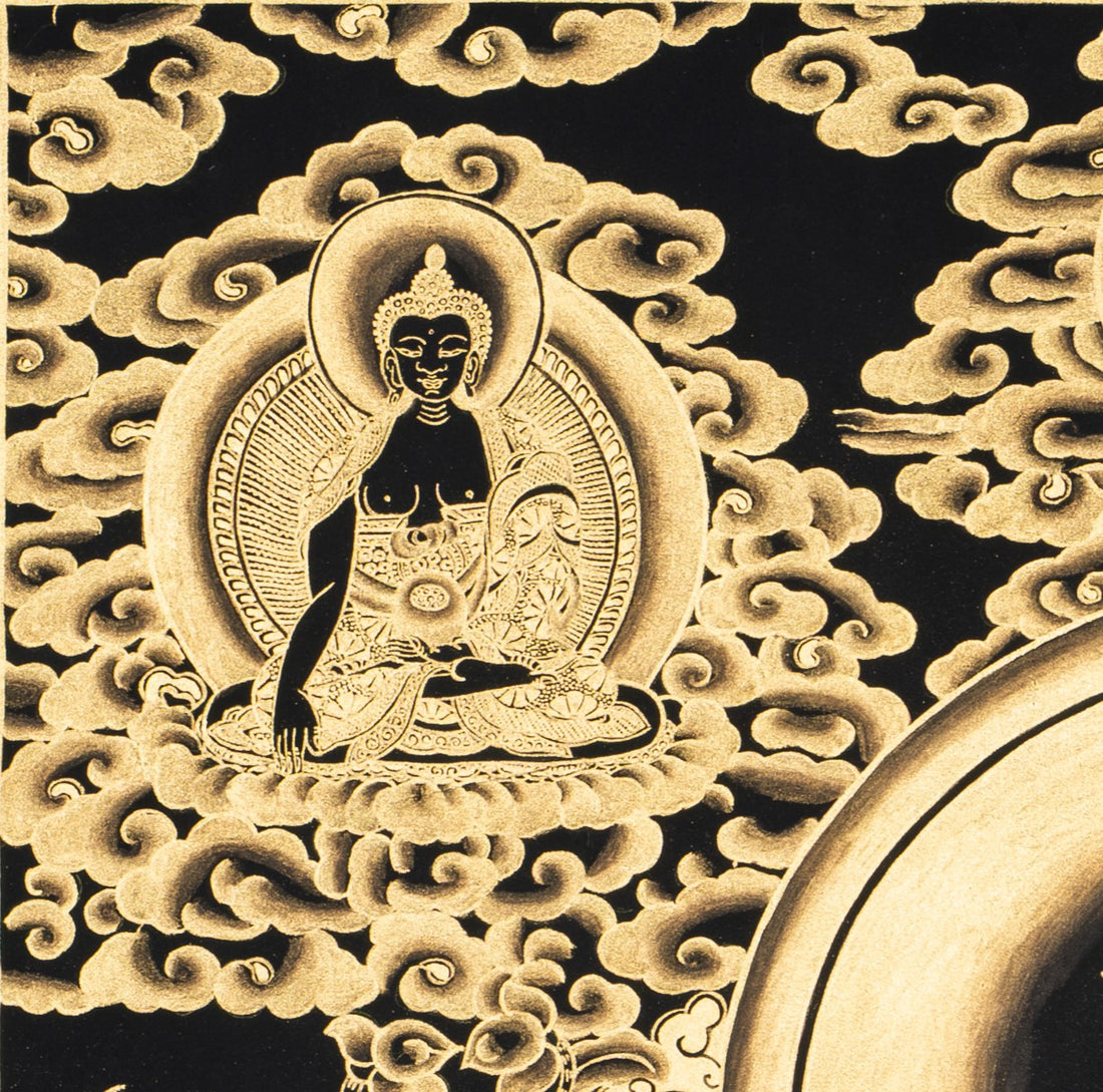 Hand-Painted Jambhala Thangka - T-S-BT-BB-J-0008