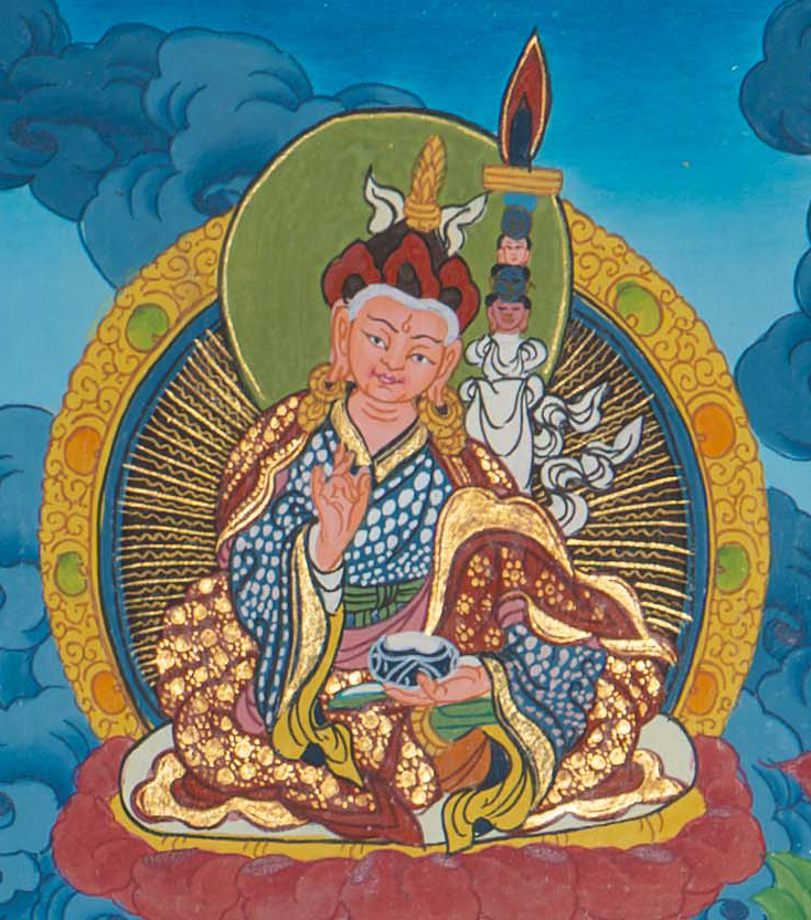 Hand-Painted Manjushree Thangka - T-S-BT-BB-AU-M-0093