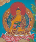 Hand-Painted Green Tara Thangka - T-S-BT-BB-AU-GT-0107