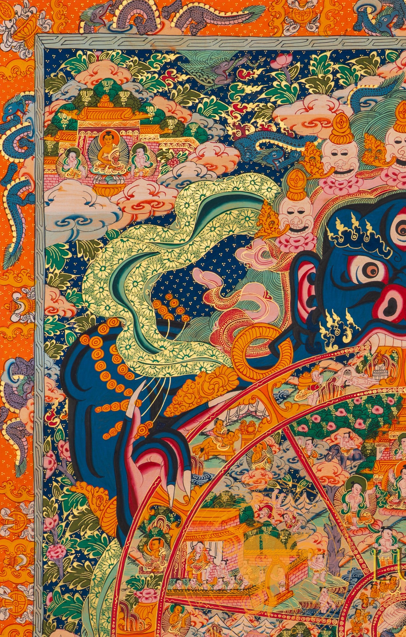 The Sacred Wheel of Life: A Path to Enlightenment - T-S-BT-RB-WOL-0035