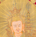 The Second Buddha: Guru Rinpoche Thangka Painting - T-S-BT-BB-AU-GR-0021