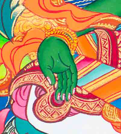 21 Tara Hand-Painted Thangka - T-S-BT-RB-AU-TT-0067