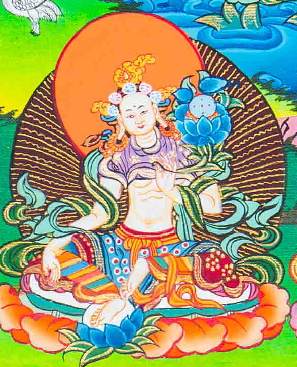 21 Tara Hand-Painted Thangka - T-S-BT-RB-AU-TT-0067