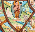 24K Gold Hand-drawn Wheel of life Thangka - T-B-HT-RB-AU-WOL-0017