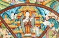24K Gold Hand-drawn Wheel of life Thangka - T-B-HT-RB-AU-WOL-0017