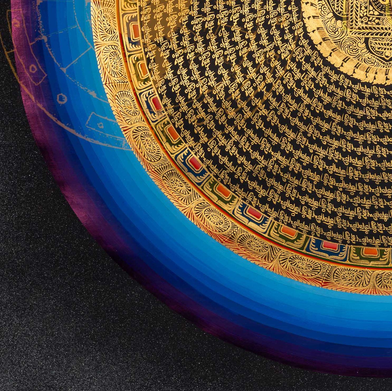 The Celestial Mantra Mandala Thangka: A Portal of Infinite Compassion - T-PS-SS-BB-RMM-98