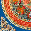 The Eight Auspicious Symbols Mantra Mandala Thangka - T-PS-SS-BB-KGM-92
