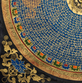 The Lapis Mantra Mandala Thangka: A Celestial Hub of Divine Resonance - T-PS-SS-BB-MM-96