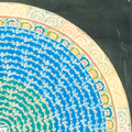 Handmade Mandala Thangka of Infinite Blessings - T-PS-SS-BB-CMM-0013