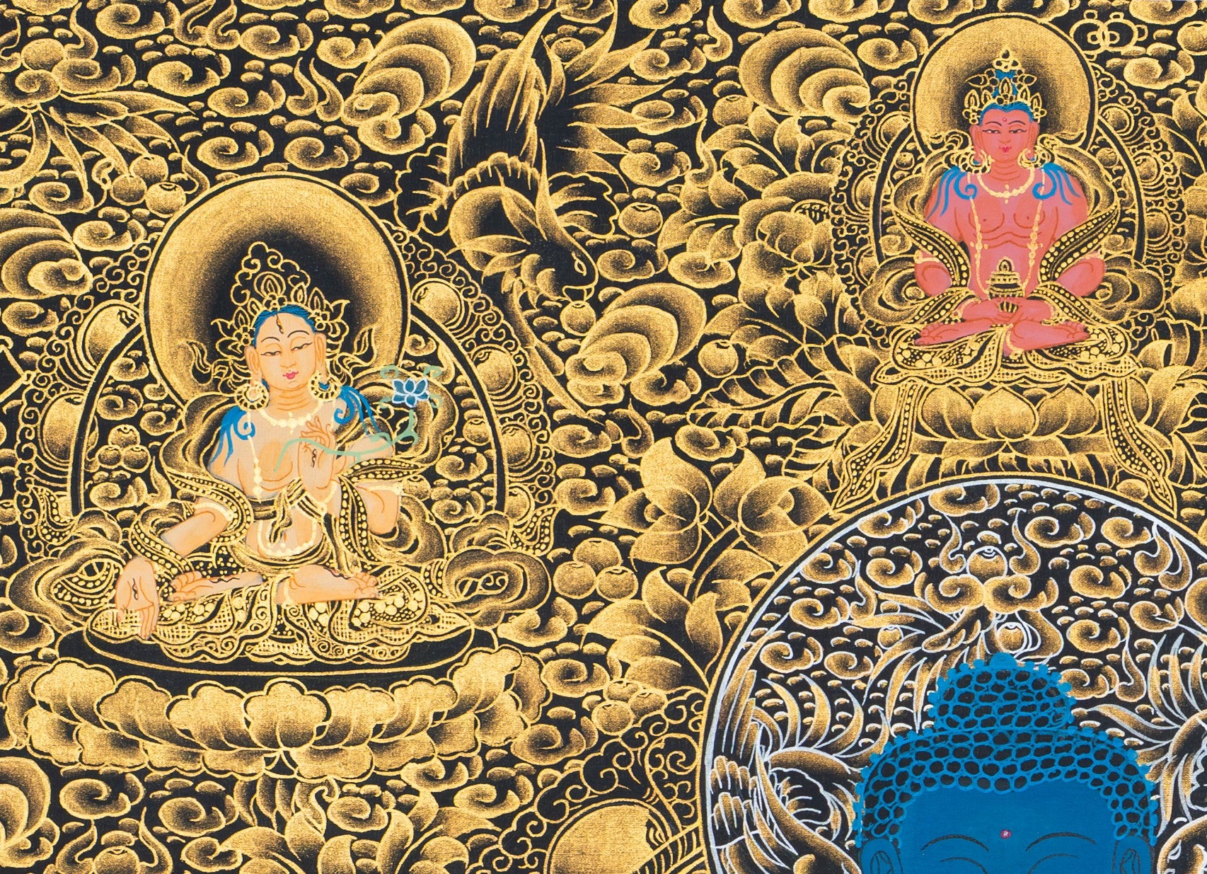 Medicine Buddha (Bhaisajyaguru) - T-S-BT-BB-MB-0033