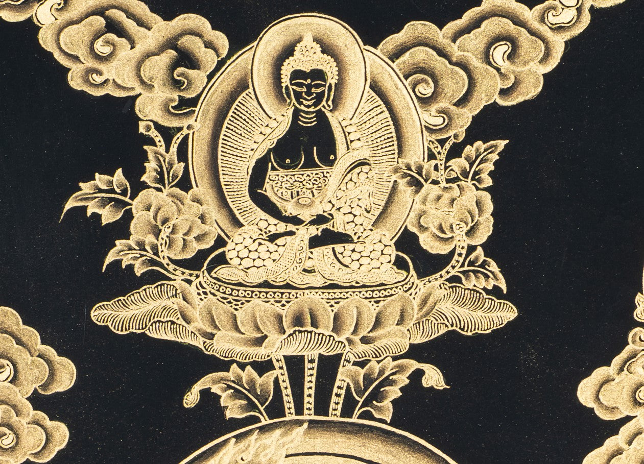 Handpainted Manjushree Thangka - T-S-BT-BB-M-0001