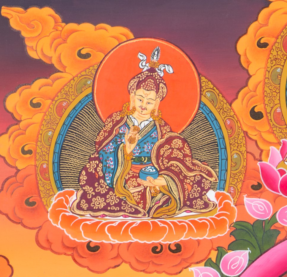 The Swift Liberator: Green Tara Thangka Painting - T-S-BT-BB-AU-GT-0023