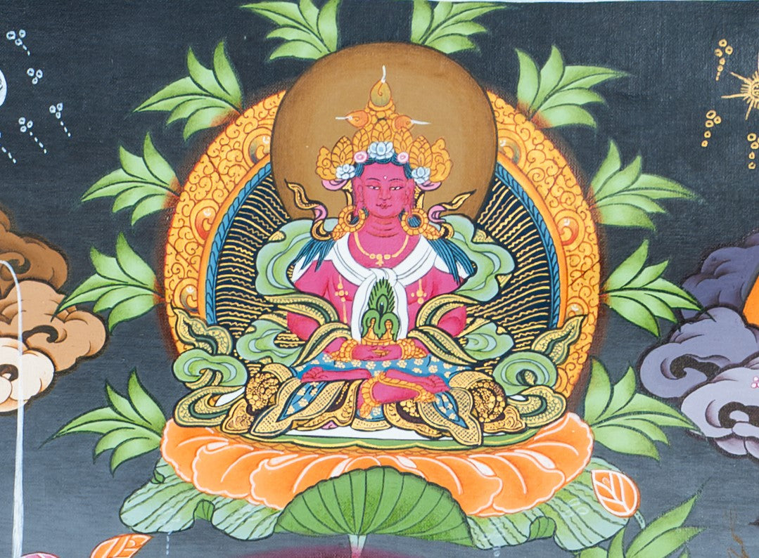 Green Tara : The Compassionate Savior Thangka - T-S-BT-BB-AU-GT-0014