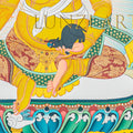 Zambhala Hand-painted Thangka Painting - T-B-HT-GB-AU-Z-0041