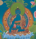 Hand-Painted Green Tara Thangka - T-S-BT-BB-AU-GT-0107