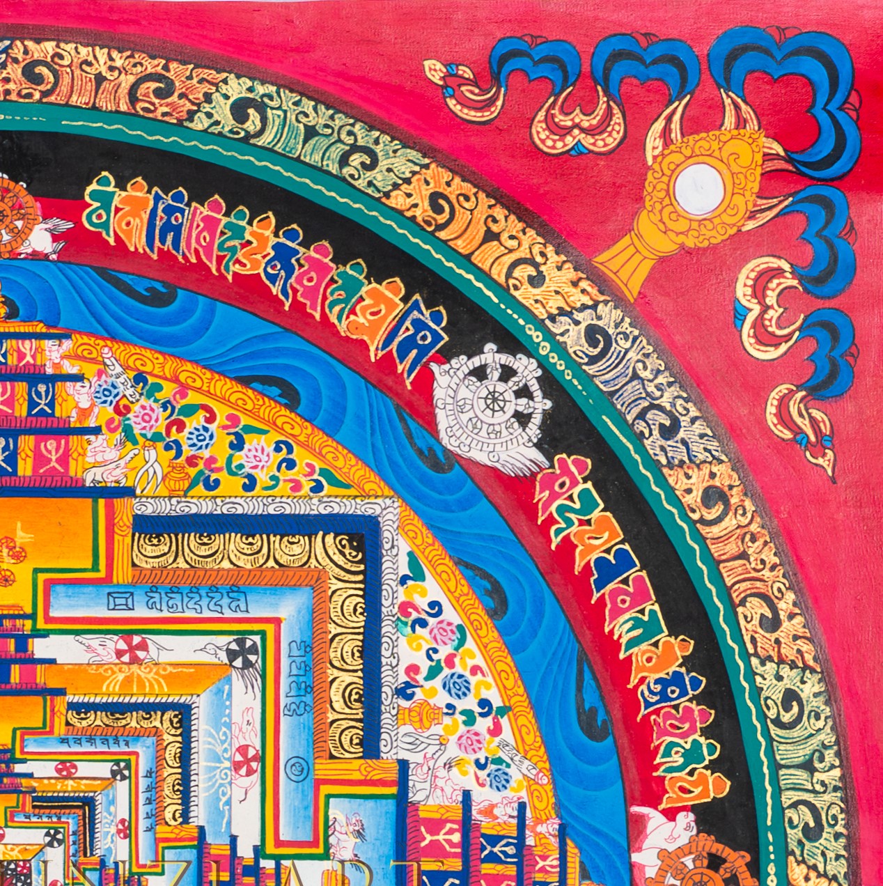 The Sacred Kalachakra Mandala: A Journey to Inner Harmony - T-S-BT-PB-KM-0038