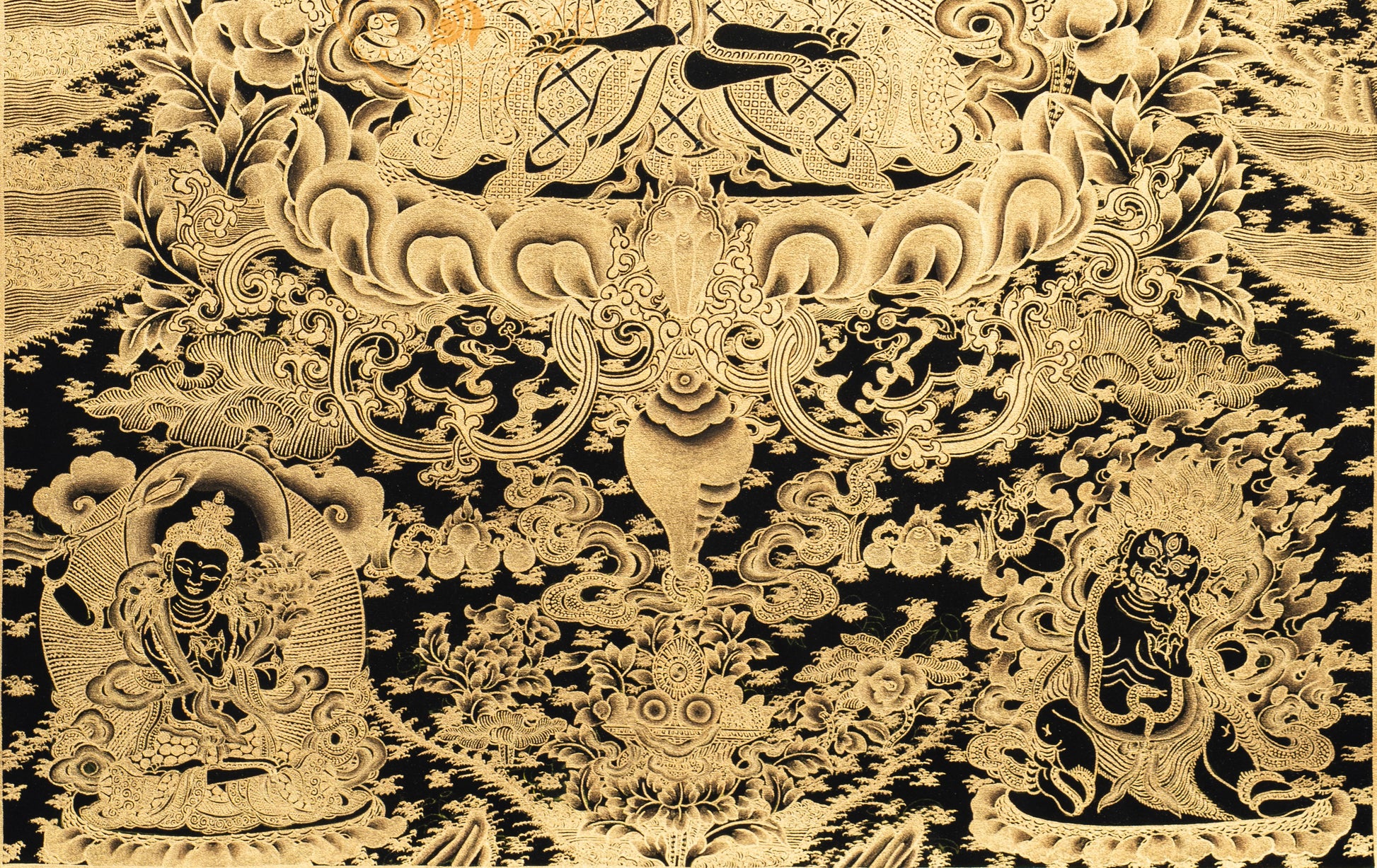 Hand-Painted Chengresi (Avalokiteshvara) Thangka - T-S-BT-BB-C-0009