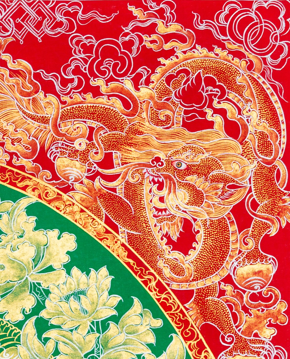 Hand-Painted Shakyamuni Buddha Thangka for Enlightenment & Serenity - T-S-BT-RB-SB-0037