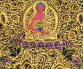 Medicine Buddha Thangka: Scared Healing Art - T-S-BT-RB-MB-0027