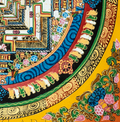 Kalachakra Diamond Mandala Thangka | Sacred Art of Buddhism - T-B-HT-RB-KM-0022
