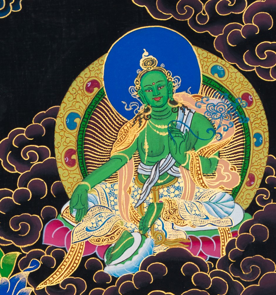 Chenrezig Thangka – Embodiment of Infinite Compassion - T-S-BT-RB-A-0030