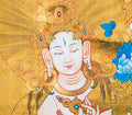 The Embodiment of Compassion: White Tara Thangka Painting - T-S-BT-BB-AU-WT-0018