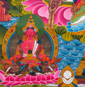 The Swift Liberator: Green Tara Thangka Painting - T-S-BT-BB-AU-GT-0023