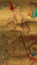 The Golden Path to Enlightenment: Shakyamuni Buddha Thangka Painting - T-S-BT-RB-AU-SB-0019