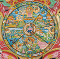 The Wheel of Life (Bhavachakra) Thangka: A Sacred Mirror of the Human Mind - T-B-HT-BB-AU-WOL-0087
