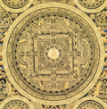 The Sacred Mandala Thangka: A Golden Map of the Universe - T-B-HT-BB-TM-0082